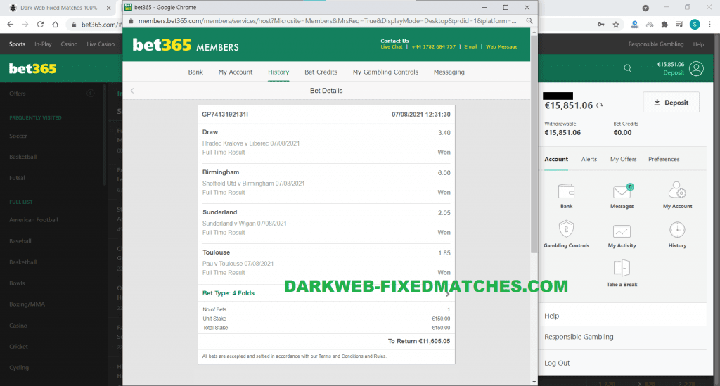 soccer combined fixed matches by dark web 07 08