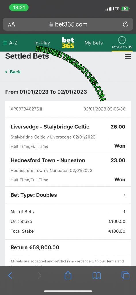 BETTING HT FT TIPS - FOOTBALL SURE WINS