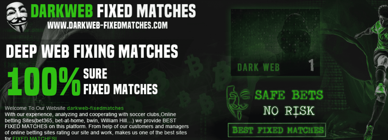dark web betting tips - fixed matches