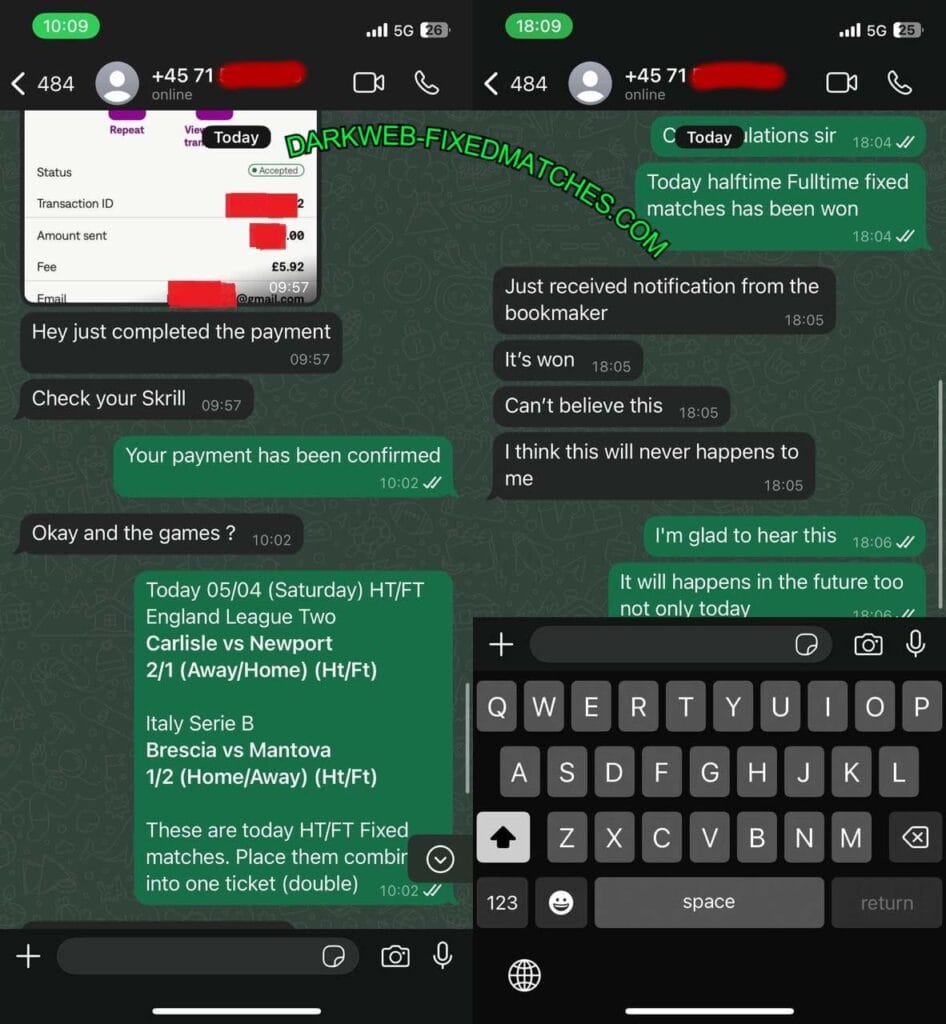 WHATSAPP DARK WEB FIXED MATCHES WHATSAPP DARK WEB FIXED MATCHES