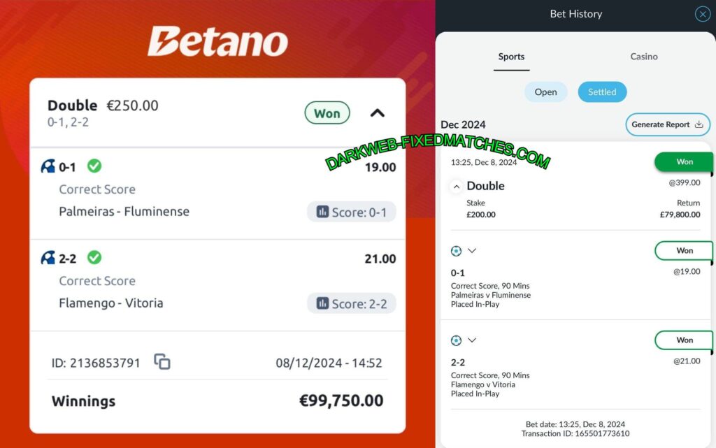 betano fixed match correct scores