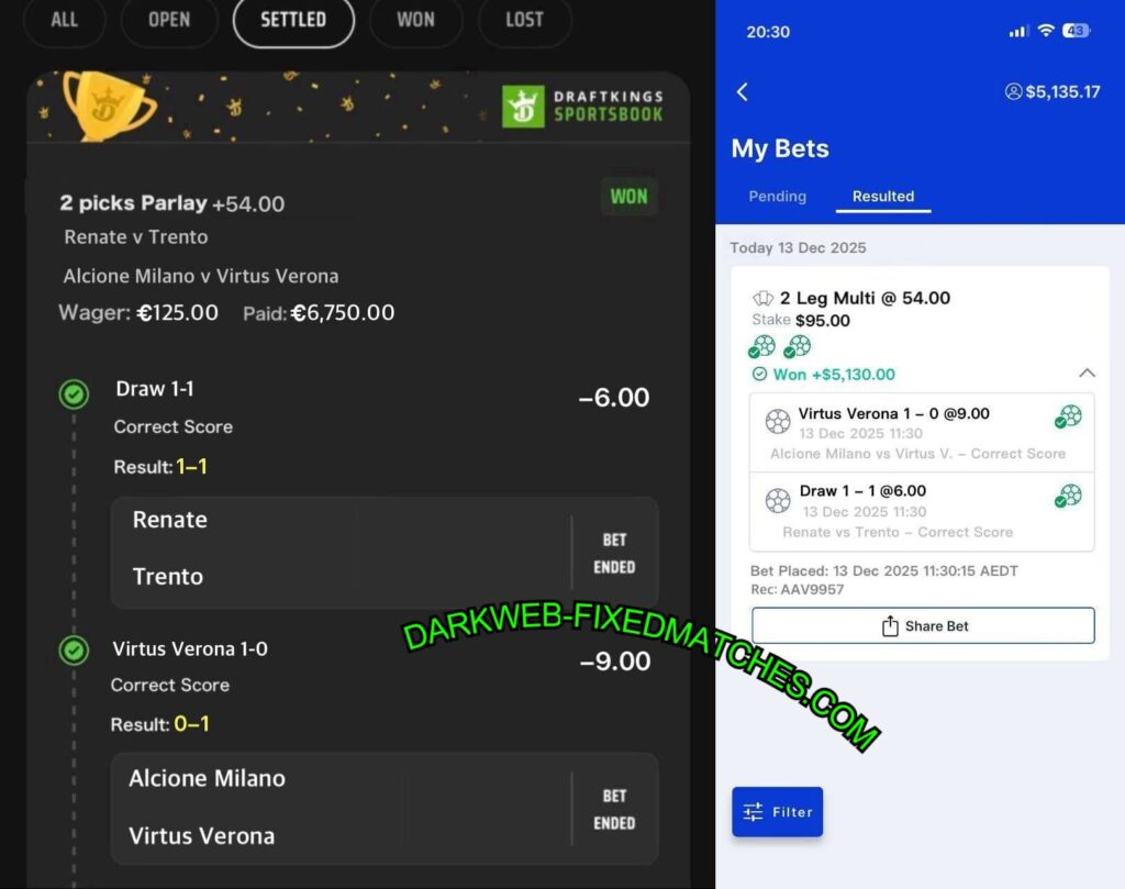 DRAFTKINGS FIXED MATCHES TIPS DRAFTKINGS FIXED MATCHES TIPS