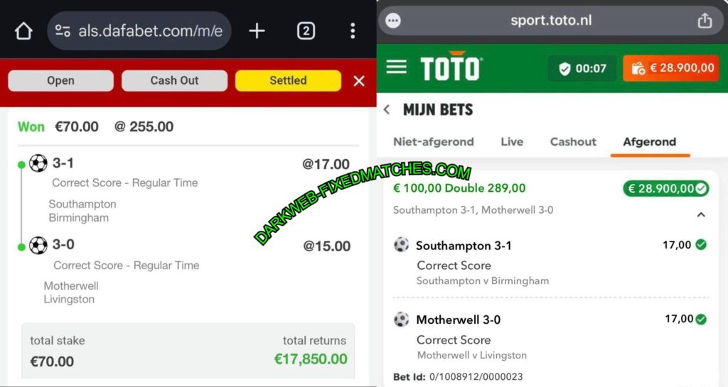 TOTO FIXED MATCHES TIPS