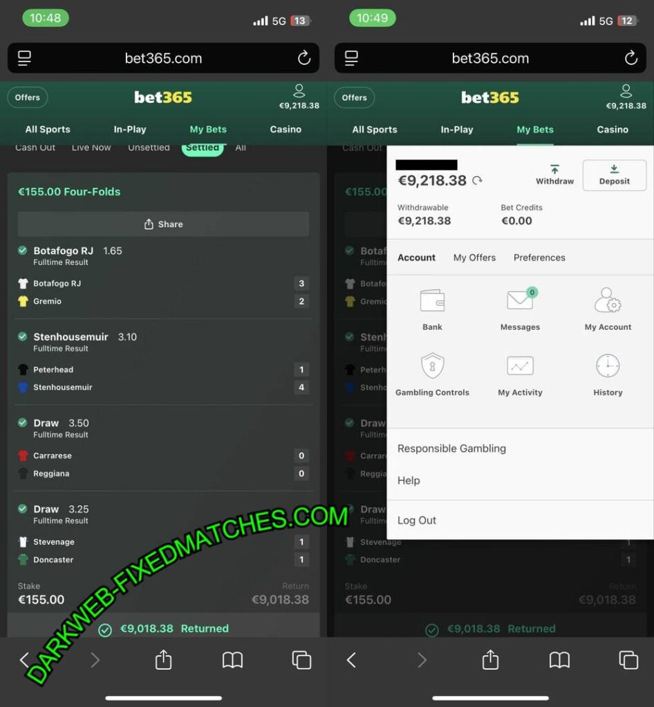 VIP FOOTBALL FIXED MATCHES 1X2