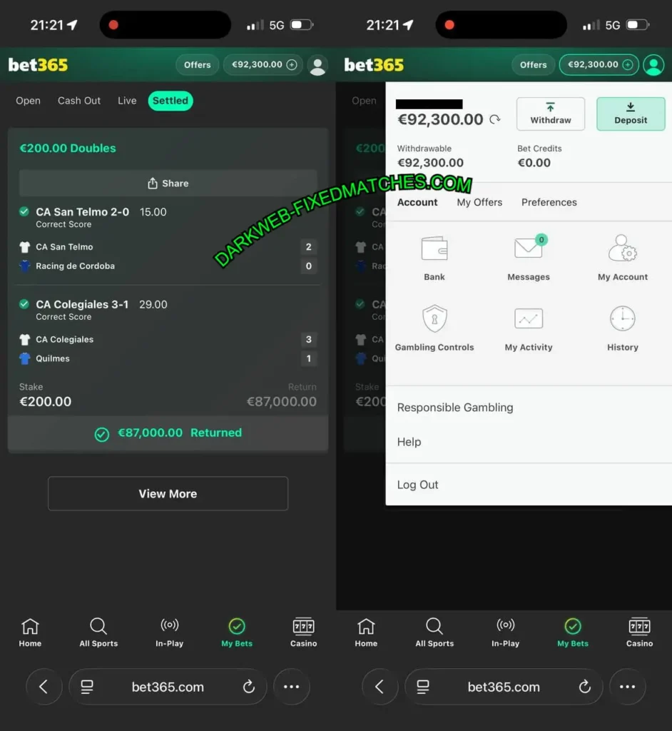 BET365 CORRECT SCORE TIPS