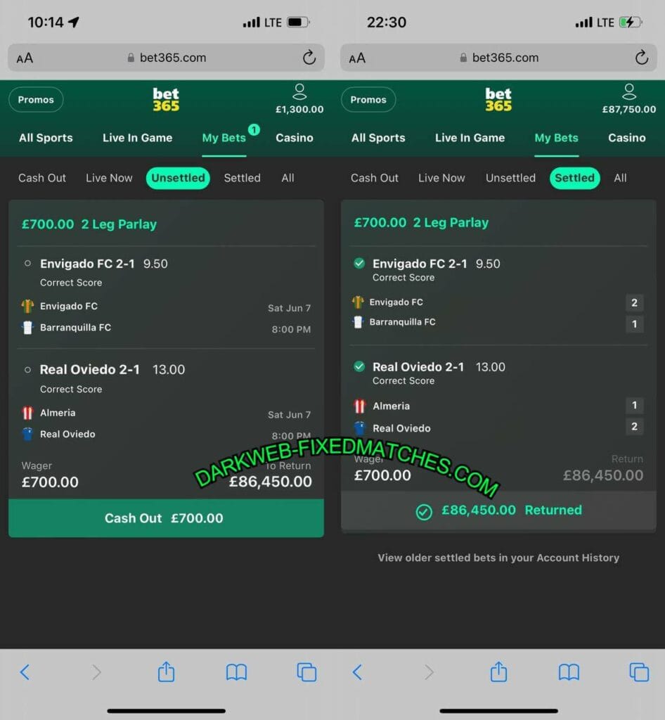 BET365 DARK WEB FIXED MATCHES TIPS