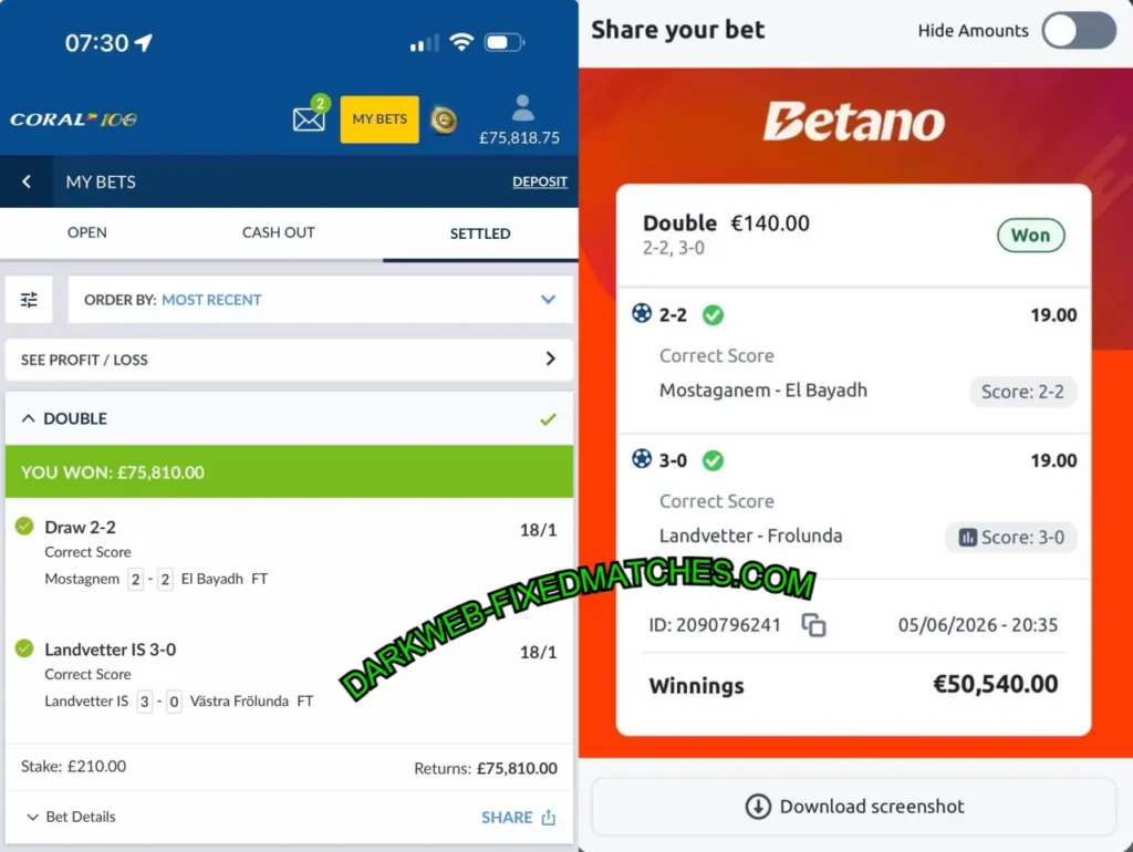 BETANO CORRECT SCORE MATCHES TIPS