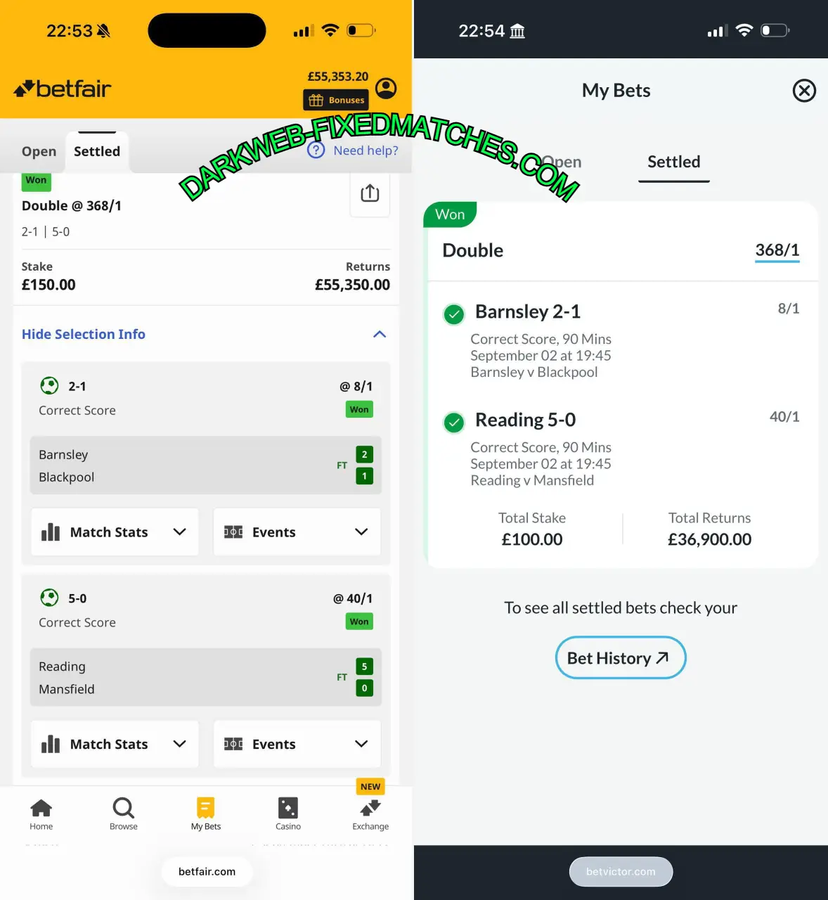 BETVICTOR CORRECT SCORE MATCHES BETVICTOR CORRECT SCORE MATCHES