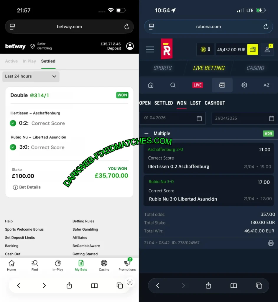 BETWAY CORRECT SCORE SAFE ODDS