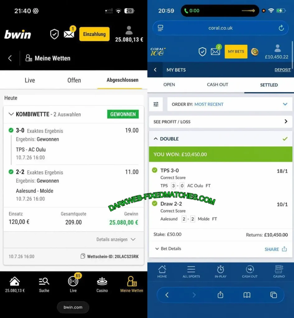 BWIN FOOTBALL CORRECT SCORE TIP