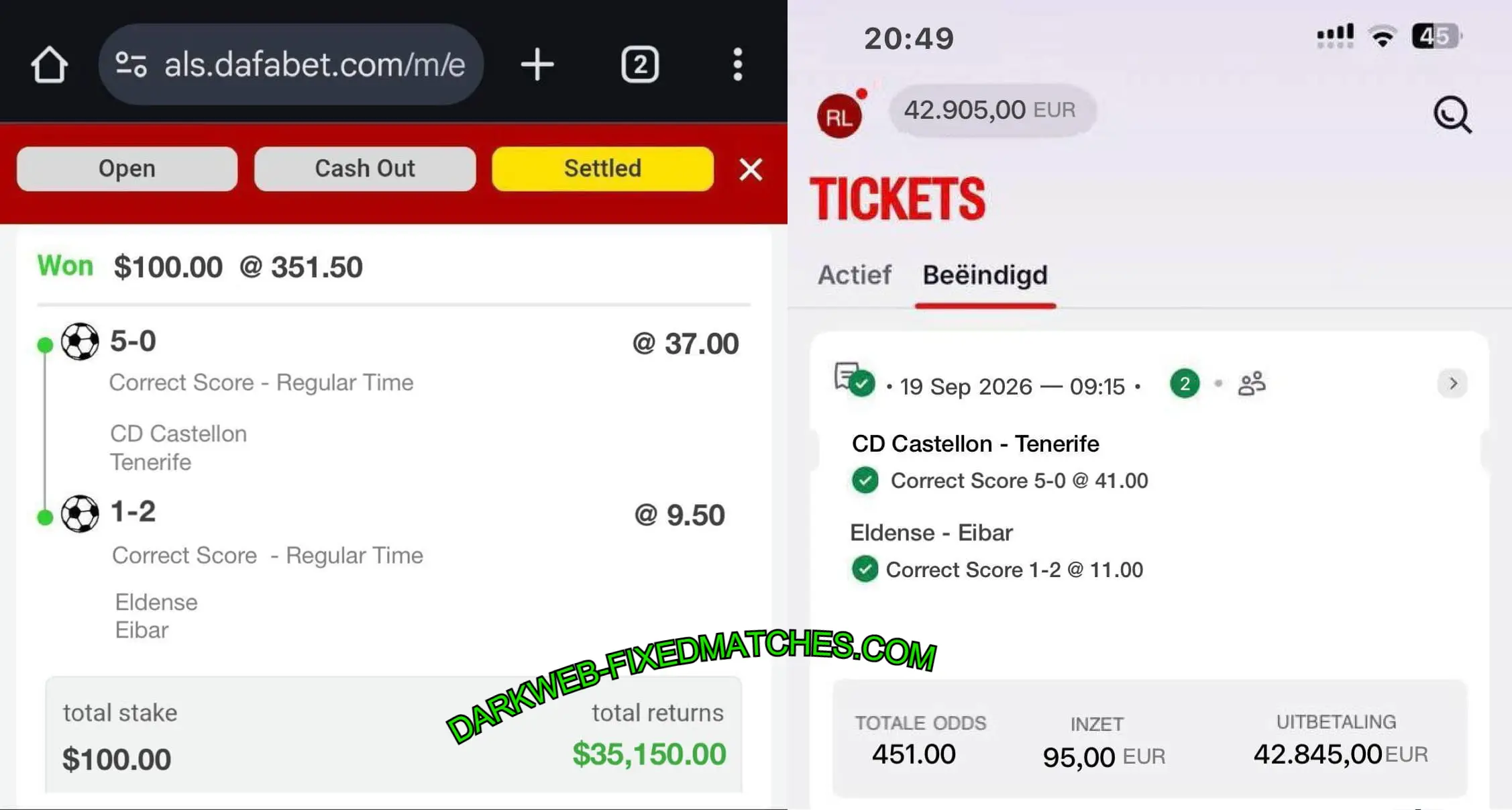 DAFABET CORRECT SCORE FIXED MATCH DAFABET CORRECT SCORE FIXED MATCH