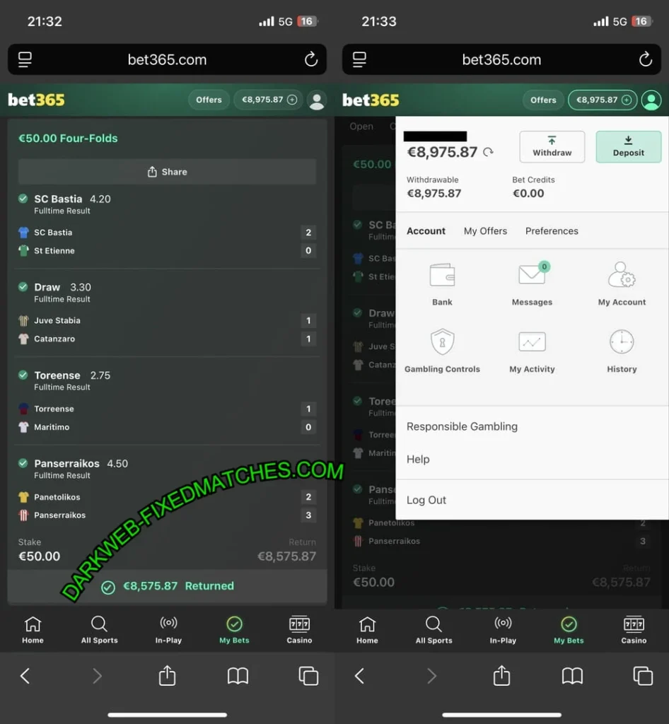 DARK VIP SOCCER PREDICTION 1X2