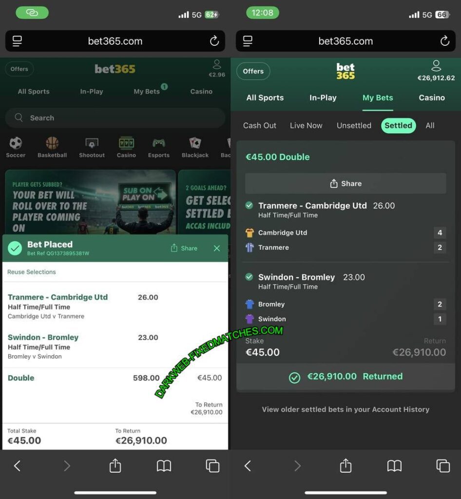 DARK WEB BET365 FIXED MATCH DARK WEB BET365 FIXED MATCH