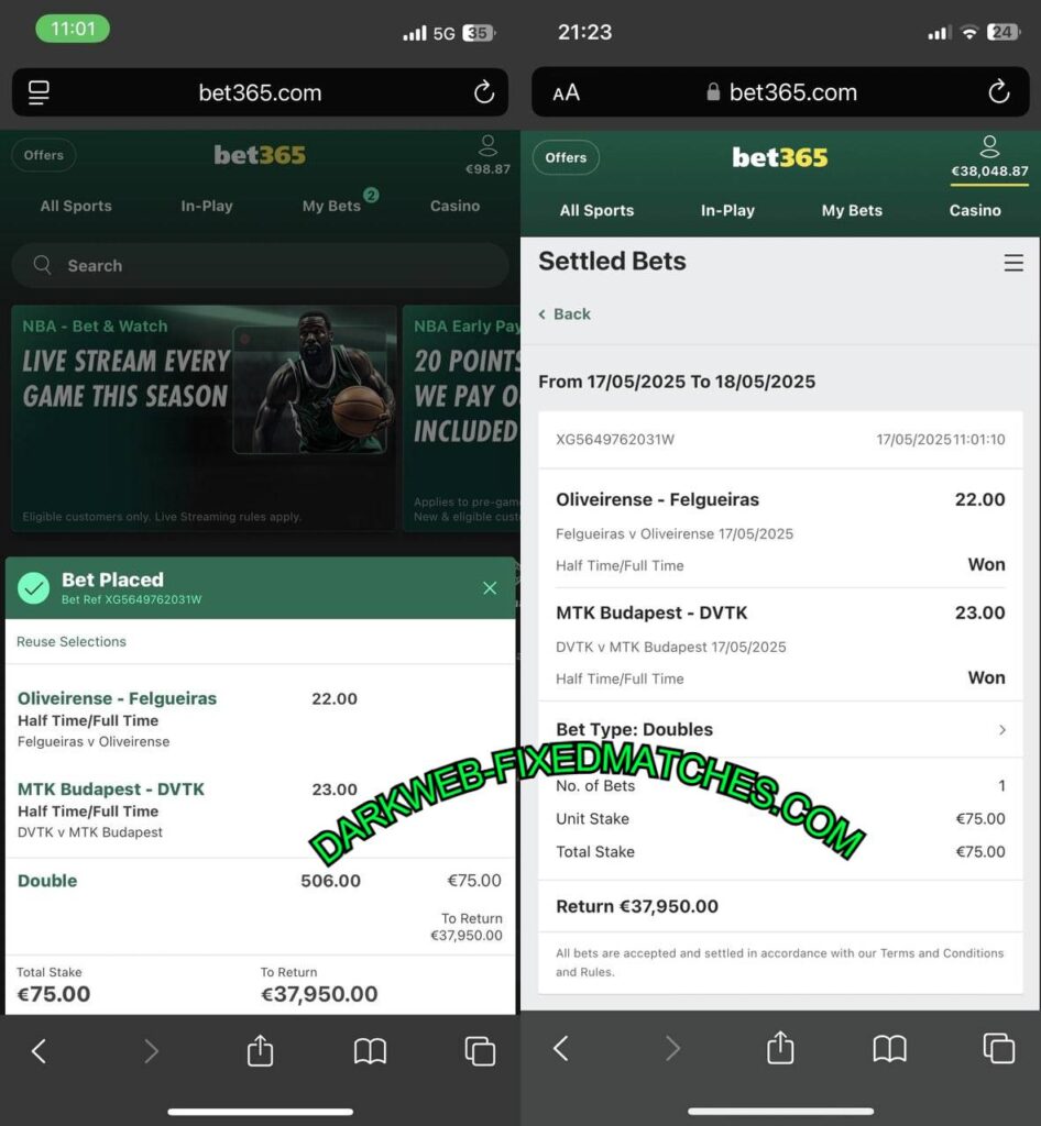DARK WEB BETTING FIXED MATCHES TIPS HTFT