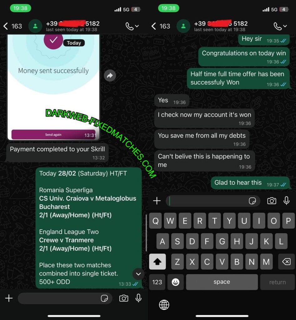DARK WEB FIXED MATCHES TELEGRAM DARK WEB FIXED MATCHES TELEGRAM