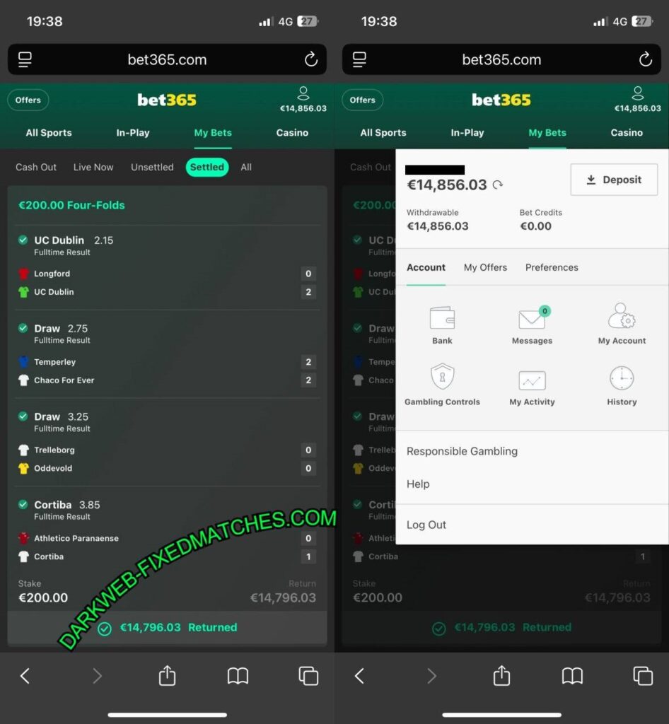 DARK WEB VIP FIXED GAMES 1X2
