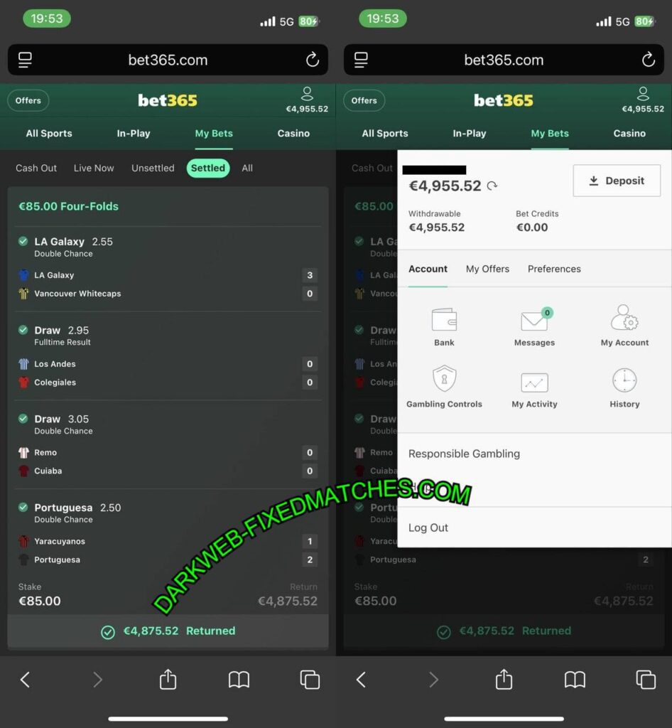 DARK WEB VIP FIXED GAMES 1X2