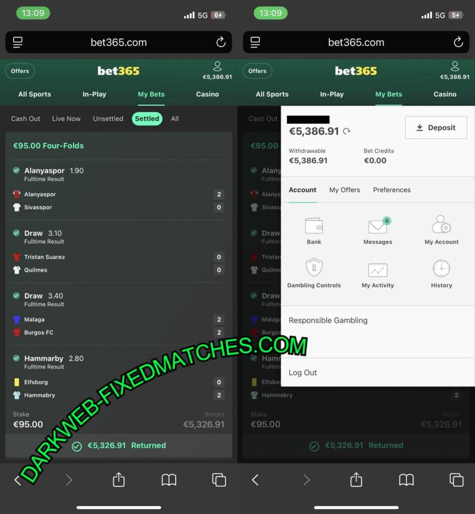 DARK WEB VIP FIXED GAMES TIPS 1X2