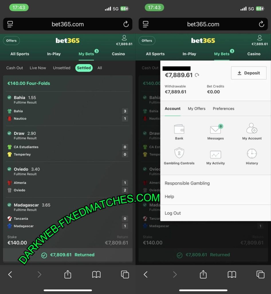 DARK WEB VIP TIPS 1X2