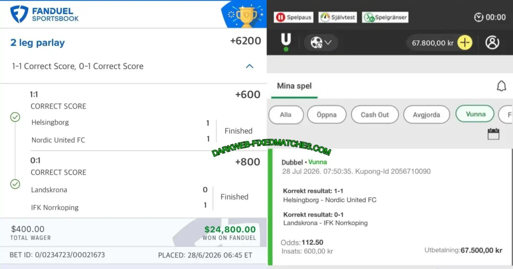 FANDUEL SAFE SOCCER MATCHES TIPS