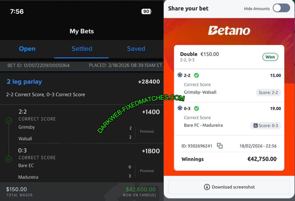 FANDUEL SURE BETTING FIXED TIPS