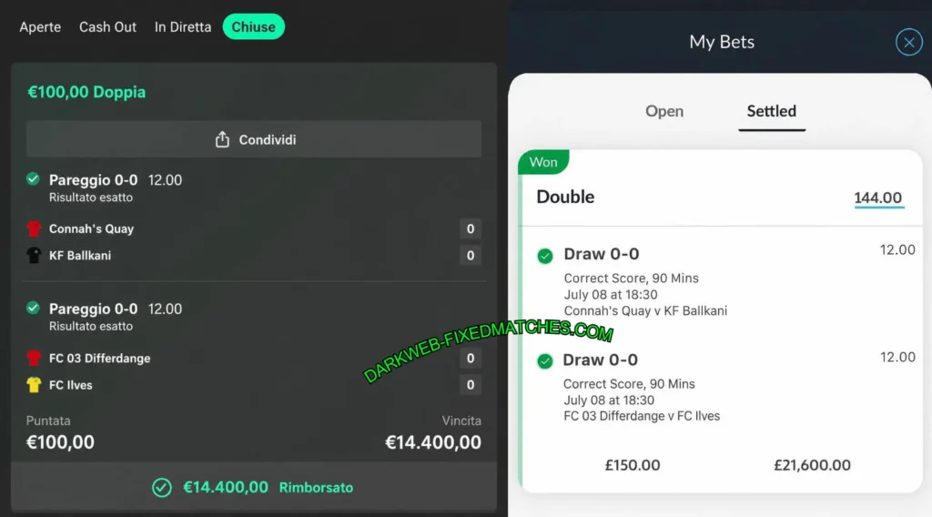 FOOTBALL BET365 MATCHES TIPS 1X2