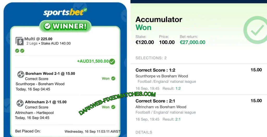 SPORTSBET Australia Correct Score Fixed Match SPORTSBET Australia Correct Score Fixed Match