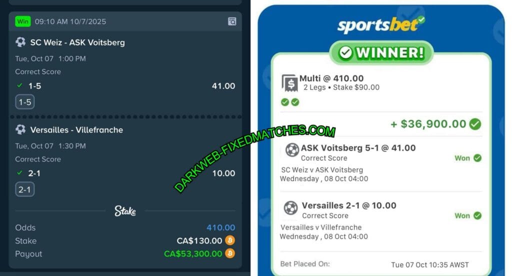 Luckster Football Fixed Match Tips