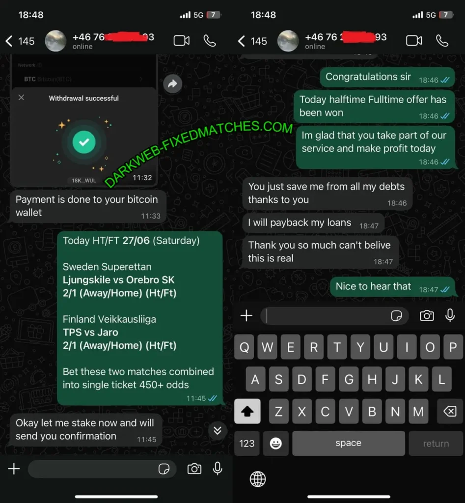 TELEGRAM HALFTIME FULLTIME MATCHES