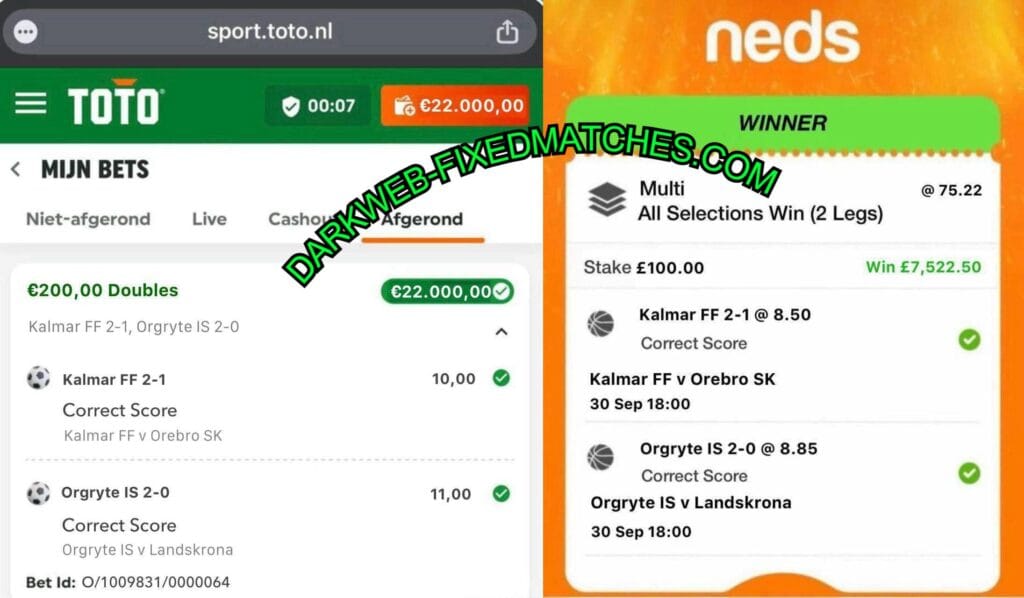 TOTO CORRECT FIXED MATCHES TIPS