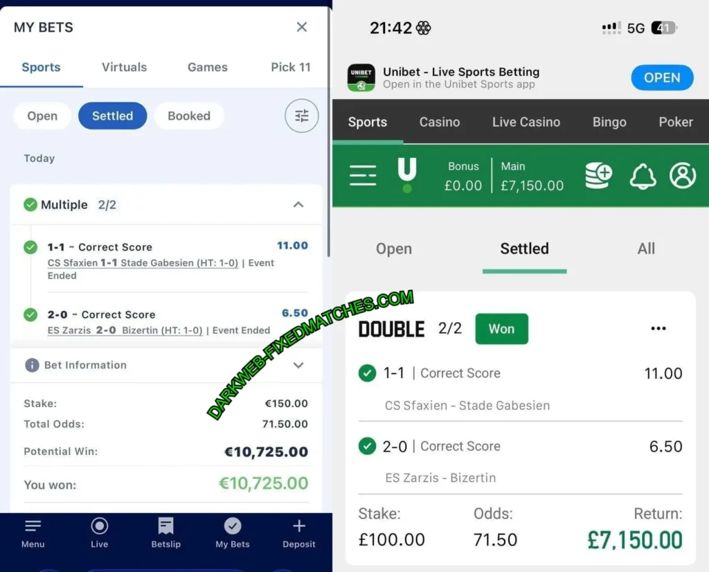 UNIBET CORRECT VERIFIED MATCHES UNIBET CORRECT VERIFIED MATCHES