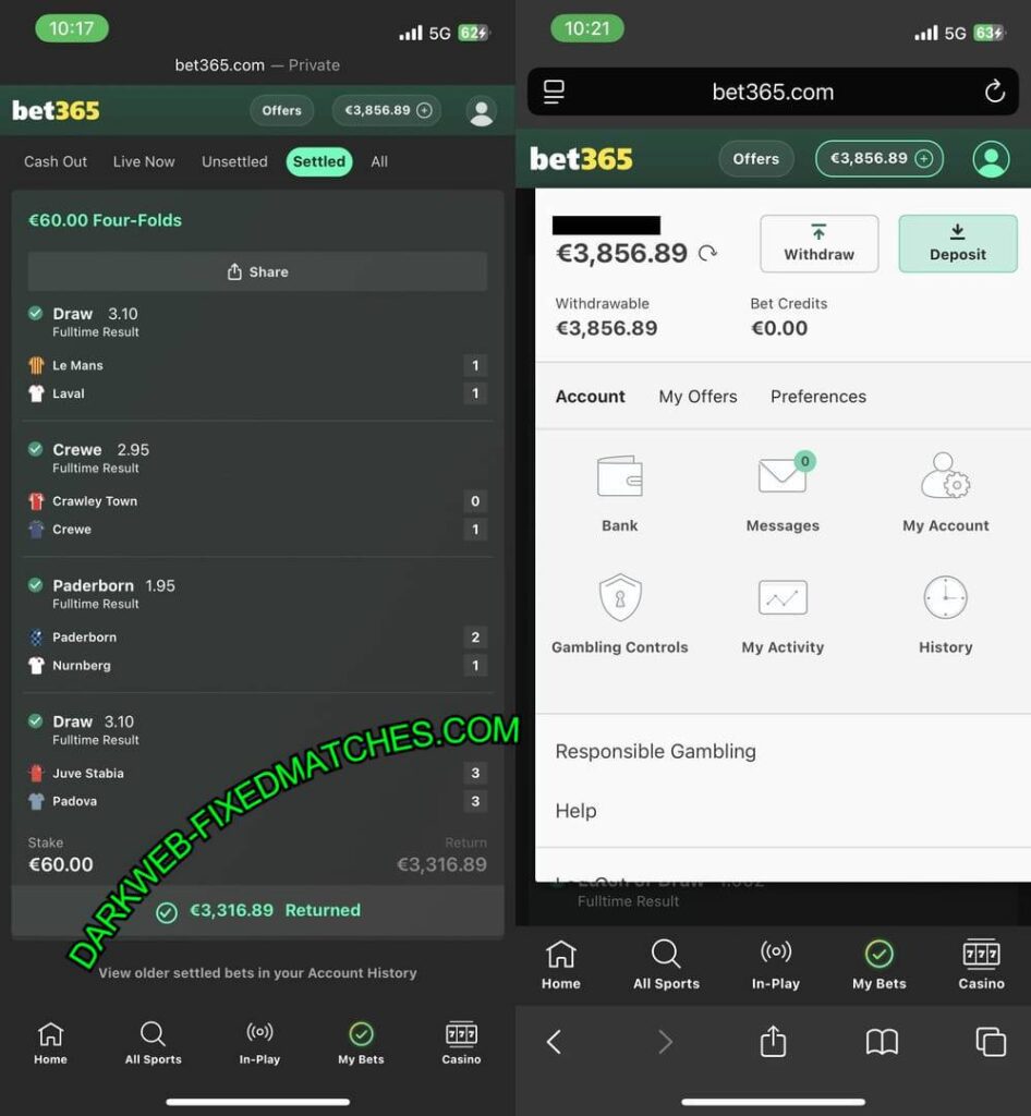 VIP DARK WEB FIXED TIPS 1X2