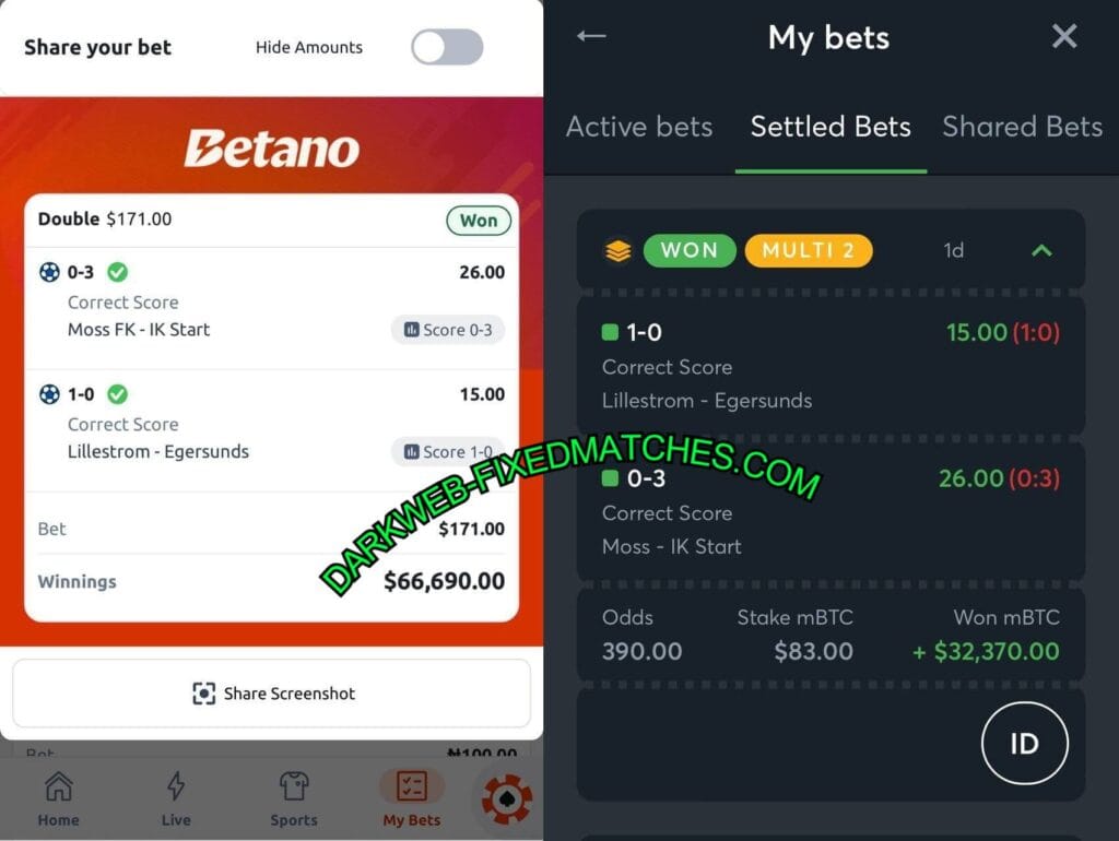betano correct score fixed matches tips